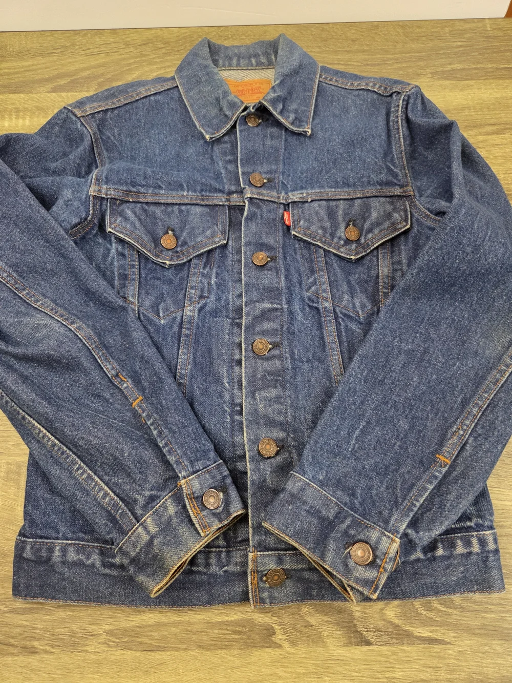 Vintage Levi's Type 3 Mens Size 36 Denim Trucker Jacket Blue 70506-0217 USA Made - Picture 3 of 9